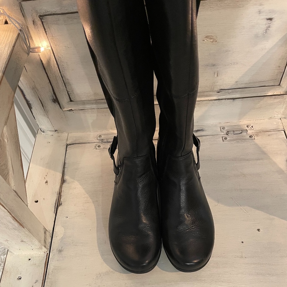 Dansco Francesca Black Milled Nappa Boots